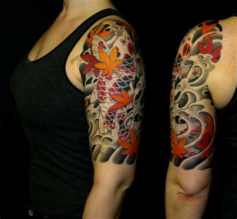 Japanese Maple Leaf Tattoo Sleeve Best Tattoo Ideas