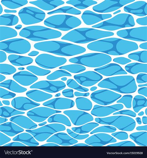 Surface Of Water Seamless Pattern For Design Vector Image