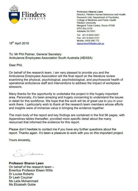 This letter is not an accreditation status. Paramedics need better care for accumulated stress - Ambulance Employees Association