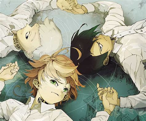 『約束のネバーランド』（やくそくのネバーランド）は、白井カイウ（原作）、出水ぽすか（作画）による日本の漫画。略称は「約ネバ」 1。『週刊少年ジャンプ』（集英社）にて2016年35号から 2 2020年28号まで連載された 3。. 約束のネバーランド Android(960×800)待ち受け ノーマン,エマ,レイ ...