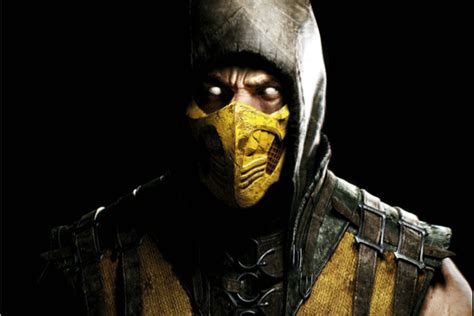 This gif wasn't meant to ask for upvotes. IMAGEN 3D - SCORPION MORTAL KOMBAT (AFTER EFFECTS) — Steemkr