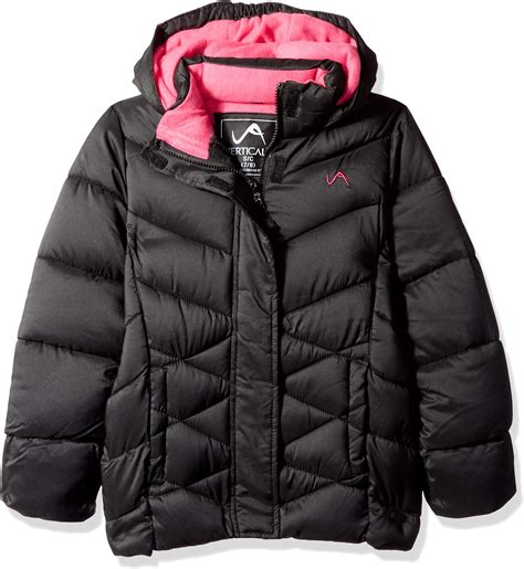 Vertical 9 Girls Quilted Fashion Bubble Jacket Clothing