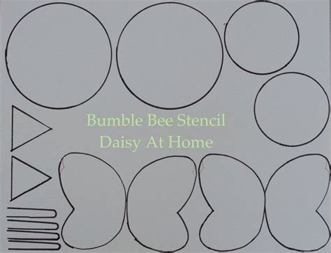 Best Photos Of Bee Craft Template Bumble Bee Template Printable