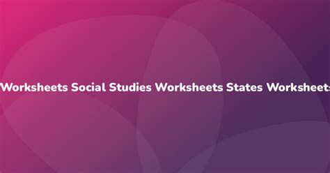 Worksheets Social Studies Worksheets States Worksheets Kansas