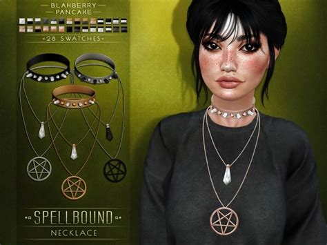 Witch Necklace Witch Jewelry Sims 4 Cas Sims Cc Nu Punk Witch