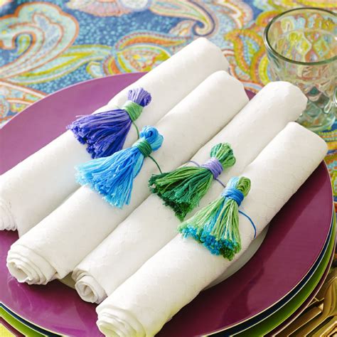 Make These Easy Tassel Napkin Rings For A Boho Chic Table Clinton Kelly