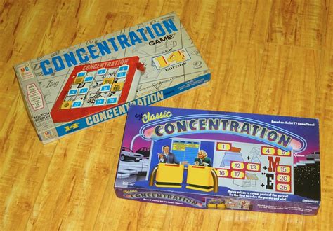 Match the scrambled prizes behind the numbered panels to win. Game Show Board Games: Concentration (14th edition, 1970 ...