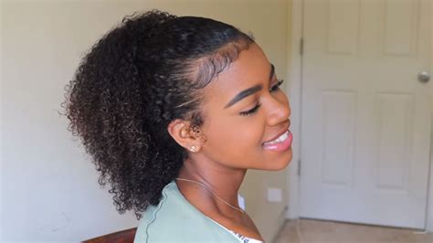 3 On The Go Natural Hair Ponytails Ideas For Lazy Days