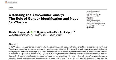 Defending The Sex Gender Binarypdf Docdroid