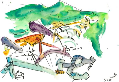 A century ride is a badge of honor among cyclists. Sketch Journal of Gourmet Century Ride Asuke 2016 | SimWorks