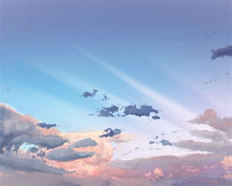 Anime Cloud Wallpapers Top Free Anime Cloud Backgrounds Wallpaperaccess