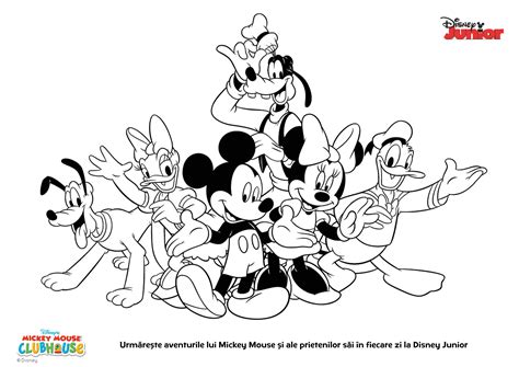 Flower coloring book pages below is a collection of beautiful. Planse de colorat pentru copii: Clubul lui Mickey Mouse ...