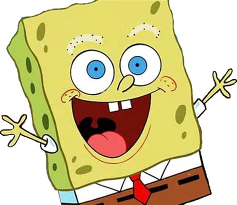Spongebob Licking Meme Clipart With A Transparent Background