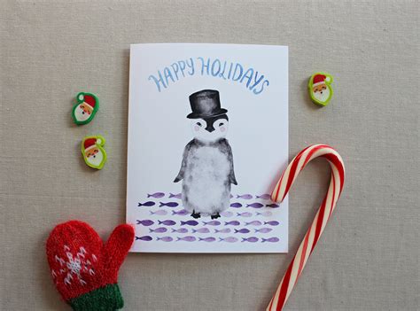 Maybe you would like to learn more about one of these? Penguin Christmas Cards and Happy Holidays Cards - Messy Bed Studio