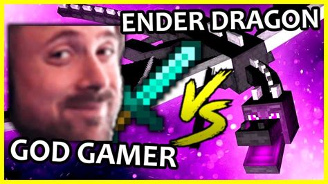 forsen vs ender dragon minecraft boss fight youtube