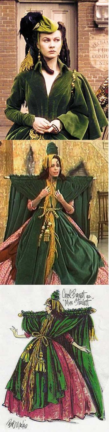 Scarlett Oharas Green Curtain Dress From Gone With The Wind And