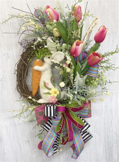 Easter Bunny Wreath Supply List Keleas Florals