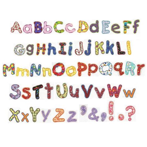 Kids Applique Alphabet Machine Embroidery Alphabet Embroidery