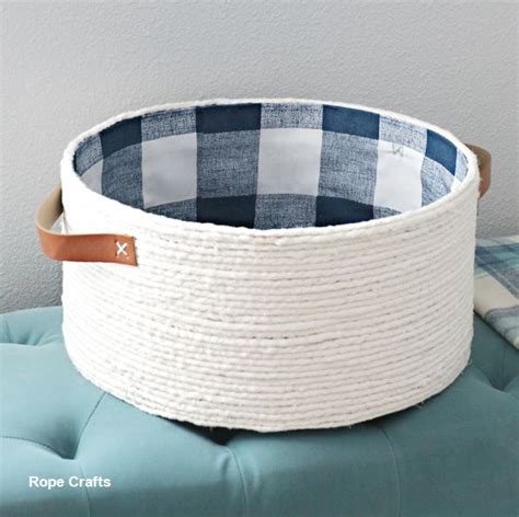 25 Awesome Diy Crafting Ideas For Working With Ropes 1 In 2020 Basket