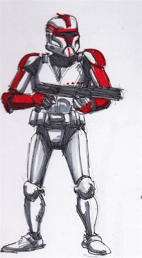 Pretty Good Blog Warm Up Sketch Clone Trooper