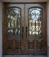 Double Entry Doors Wrought Iron Images