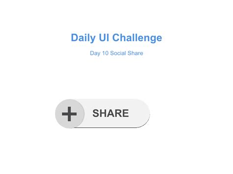 Daily Ui Challenge Social Share By Mushin On Dribbble