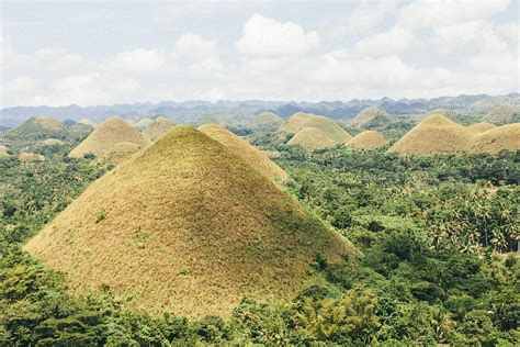 Chocolate Hills Bohol Philippines Landmark Del Colaborador De