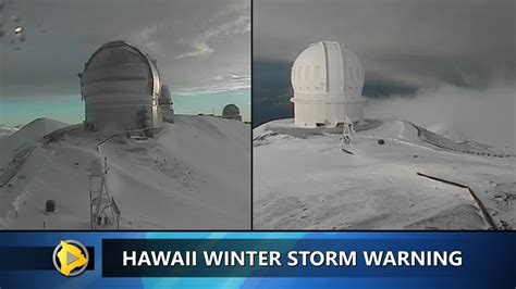 Video Hawaii Winter Storm Warning Continues