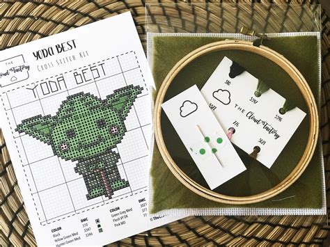 Use our free gift finding tool below Yoda Best - DIY Cross Stitch Kit - TheCloudFactory