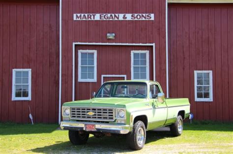 1976 Chevy K10 Scottsdale 4x4 Square Chevrolet For Sale