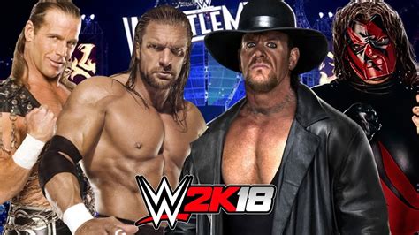 Wwe 2k18 Shawn Michaels And Triple H Vs The Brothers Of Destruction