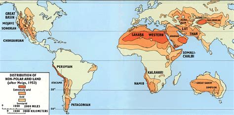 World Map Of Arid And Semi Arid Lands Download Scientific Diagram