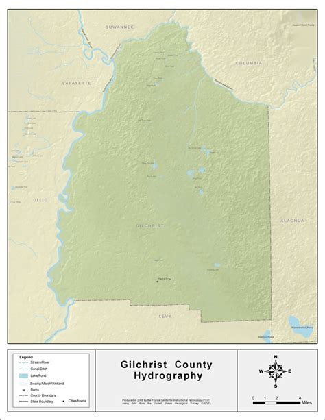 Florida Waterways Gilchrist County 2008