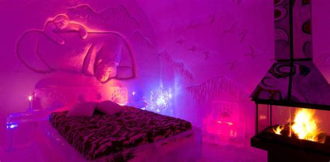 Ice Hotel Rooms