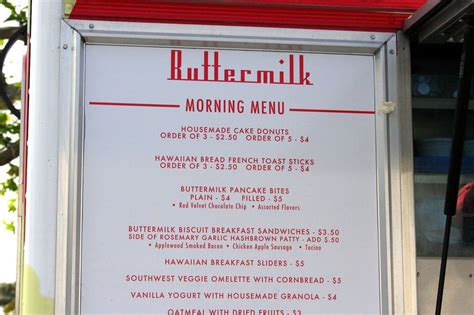 Creating a flow from start to finish in the customer's journey, providing a memorable and better experience. Menu Board at Buttermilk Food Truck | Food truck menu ...