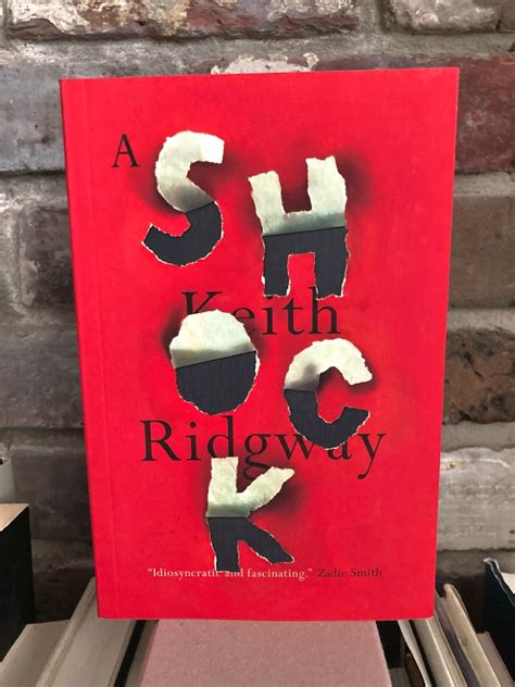 Keith Ridgways A Shock Book Acquired 8 Sept 2022 Biblioklept