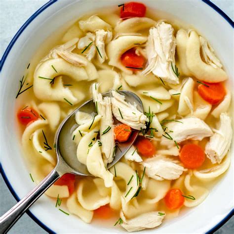 Homemade Chicken Noodle Soup From Scratch We Count Carbs