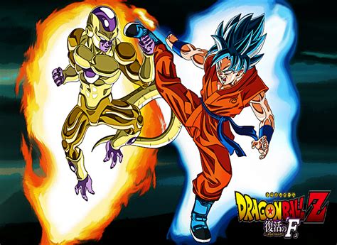 Poster Gold Frieza Vs Ssgss Goku No Aura 1920x1080 By