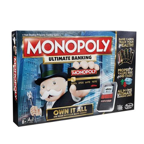 Esta versión trae una unidad de banco electrónico con tecnología táctil que hace el. Juego De Mesa Monopoly Banco Eléctronico, Hasbro Gaming