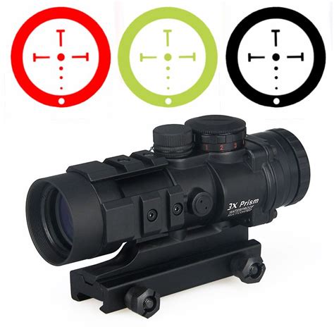 Airsoft Tactical Optic Rifle Scope Burris Ar 332 3x Prism Red Dot Sight