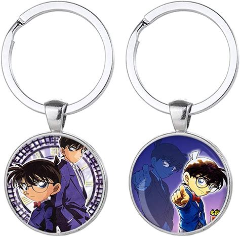 Jlolopo Detective Conan Fashion Simple Key Chain Set Of Two Keychains