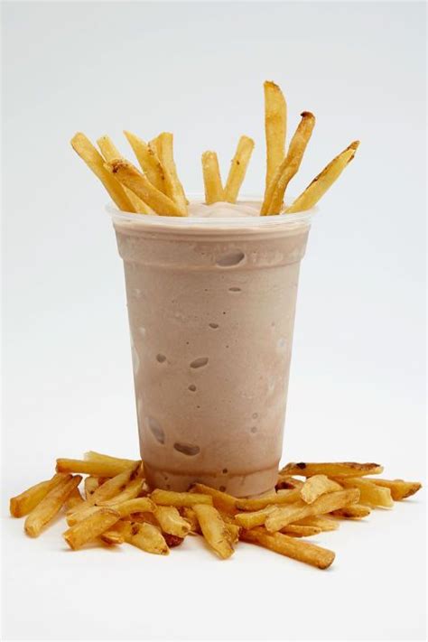 french fries dipped in a wendy s frosty chocolate frosty frozen treats dips ice cream