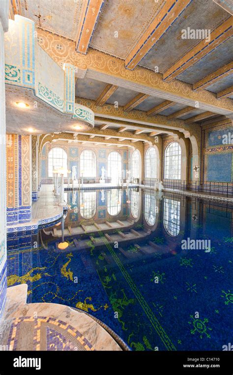 Hearst Castle N San Simeon California Built By William Randolph Hearst Interior Roman Pool