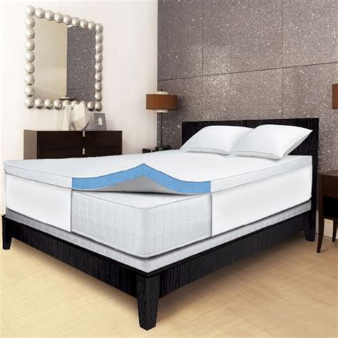 The topper also absorbs and isolates movement, so a restless sleeping partner will never interrupt your slumber. Serta 2.5" Gel Memory Foam Mattress Topper Queen