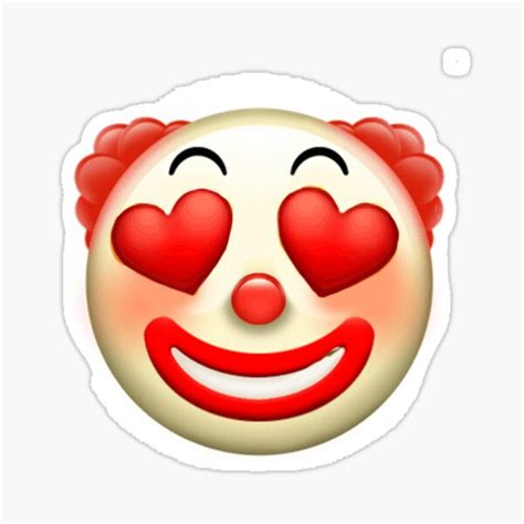 Clown Emoji Stickers Redbubble
