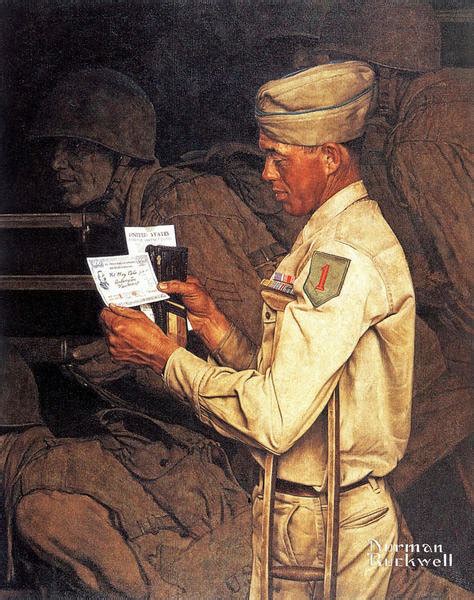 War Bond 1944 By Norman Rockwell Paper Print Norman Rockwell