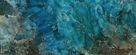Blue Ocean Marble Rock Stone Texture Wallpaper Background Stock Vector