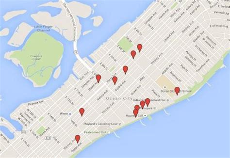 Nj Shore Beach Map The Best Beaches In The World