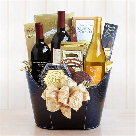Wine Country Elegance Gourmet And Wine Gift Basket My XXX Hot Girl