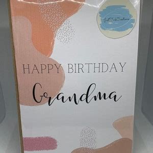 Happy Birthday Cards Nude Neutral Birthday Card Etsy